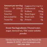 THC Drinks - Chronic Guru Iced Tea Label