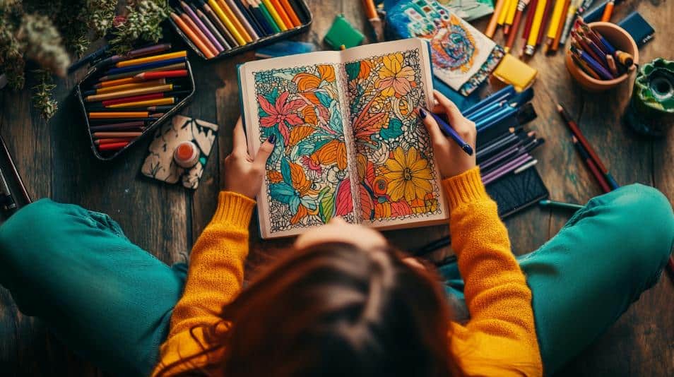Try Adult Coloring Books