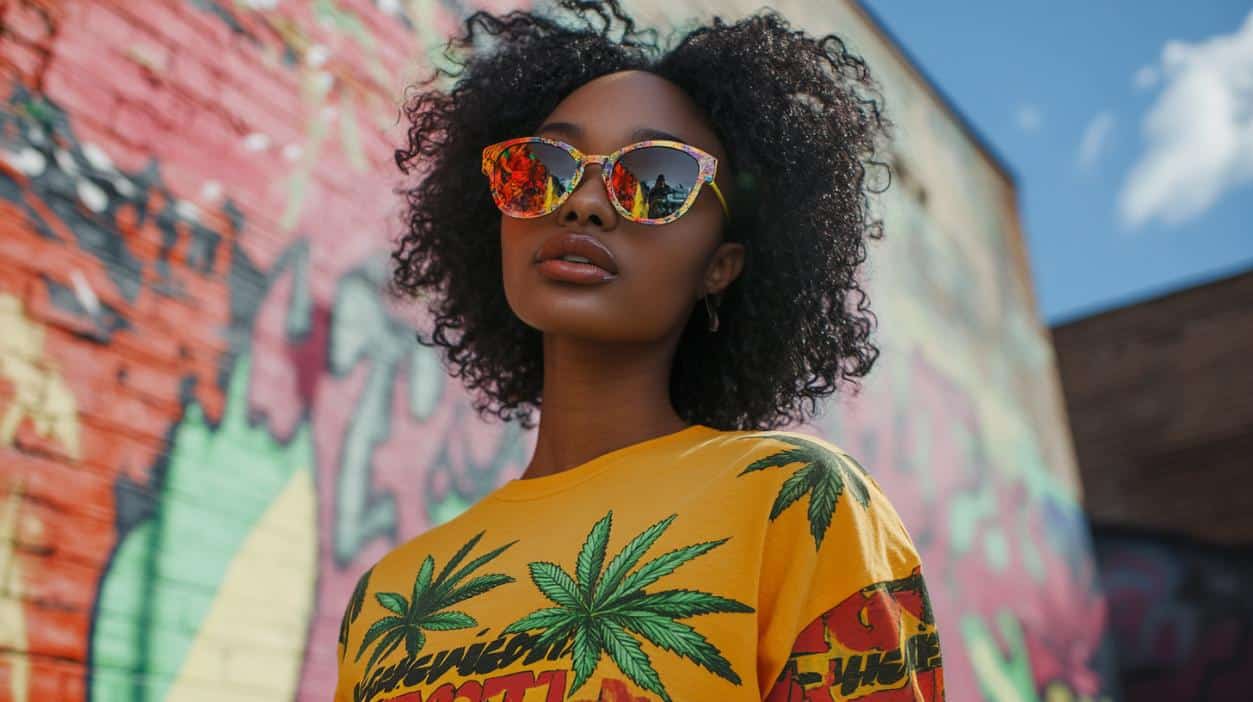 graphic tees and bold prints