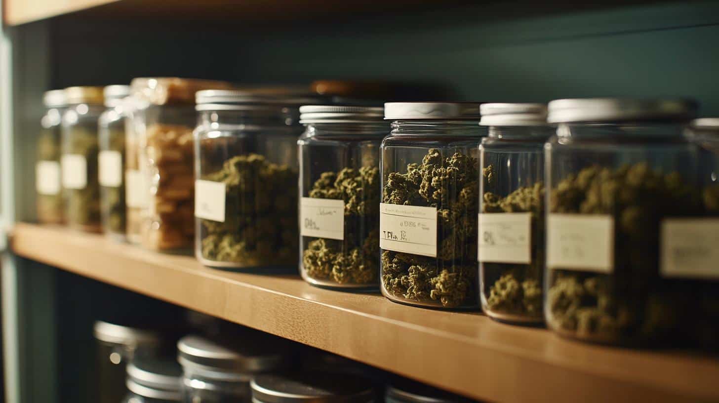 storing cannabis