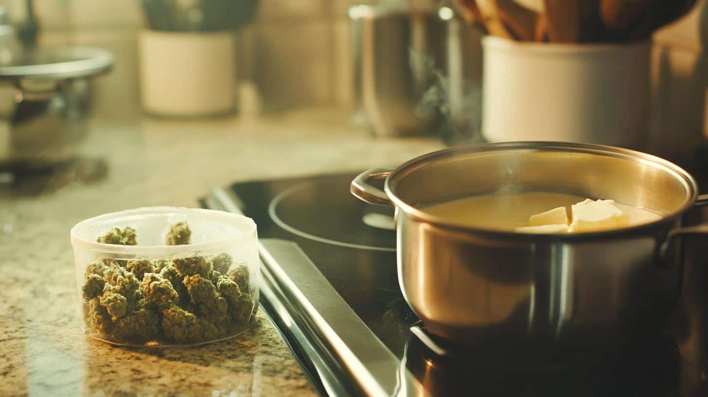 Making Cannabutter