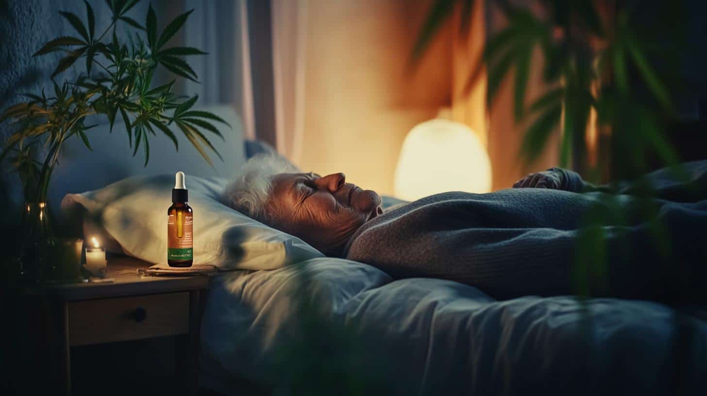 elderly Relieving Pain With Cannabis