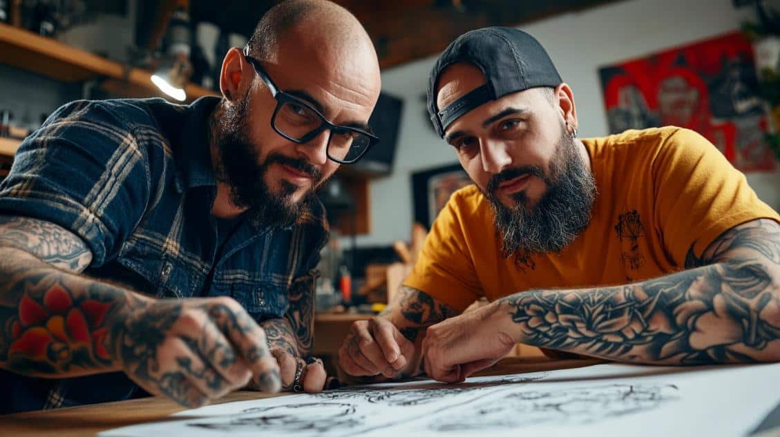 working with your tattoo artist