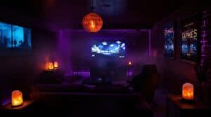 Stoner Gaming Room - Lighting and Ambiance Setup