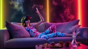 Getting Into The Flow State – Best for Relaxation and Focus - Smoking Weed While Playing VR