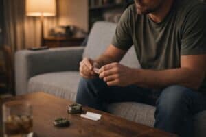 Daily cannabis use as part of a regular routine