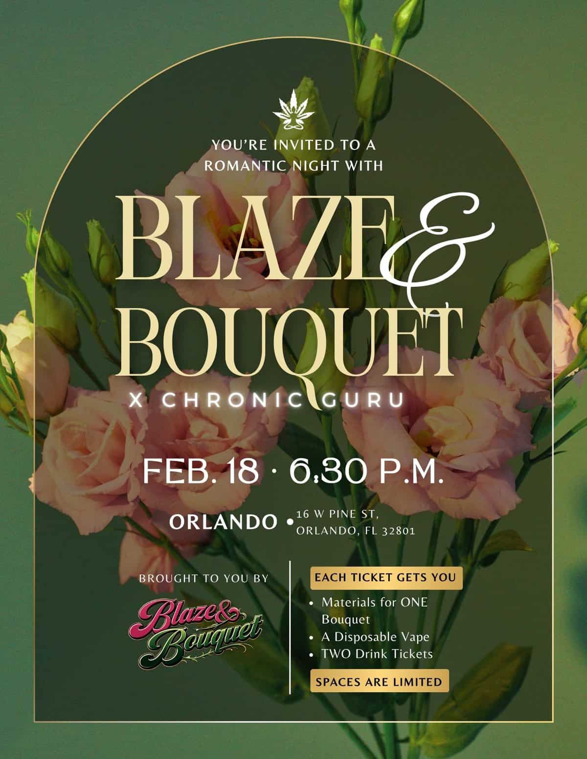 Blaze N’ Bouquet – Orlando