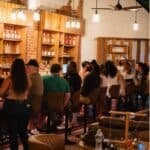 A laid back lounge and bar setting