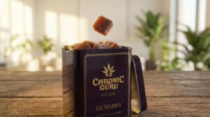 CG THC Gummies in tin