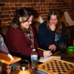 Chronic Guru patrons playing trivia