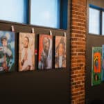 Local artist's painting's displayed in Chronic Guru.